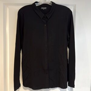 Eileen Fisher Organic Cotton Easy Jersey Shirt